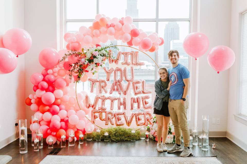 IT'S US at a proposal!