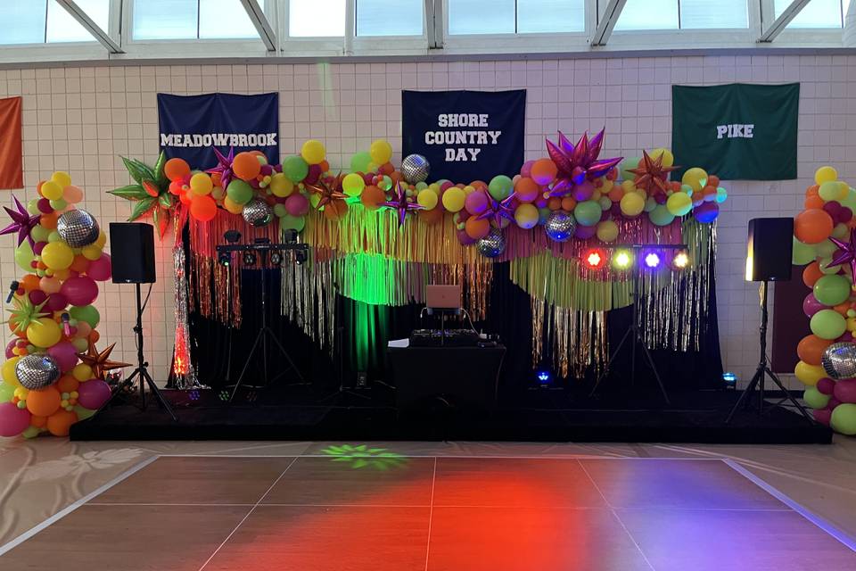 80's Themed Gala SetUp!!!