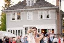 Couple first dance