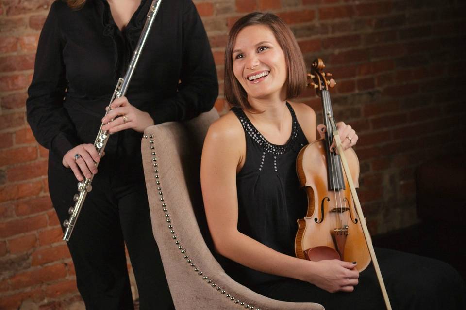 Flute violin duo