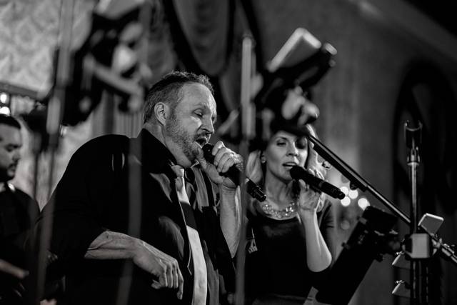 Mark and Brittany singing