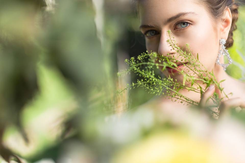 Natural bridal makeup