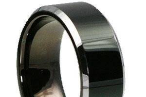 Kana Black Tungsten Ring