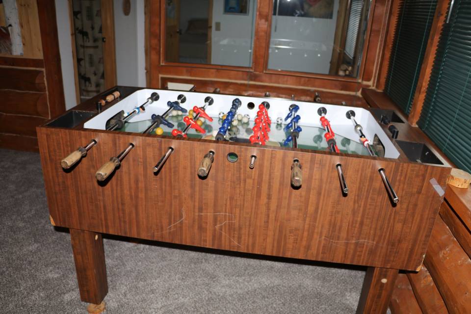 Foosball Table in Bridal Suite