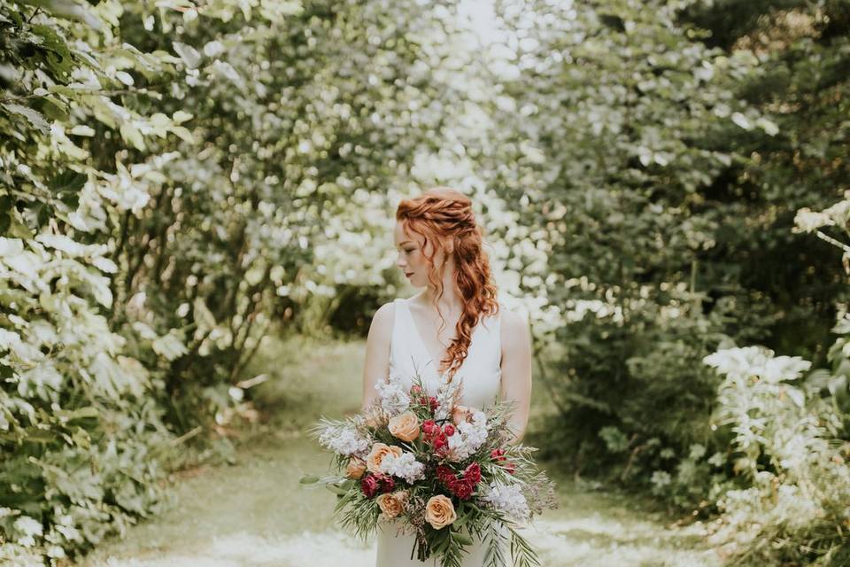 Bride on Bear Paw Property