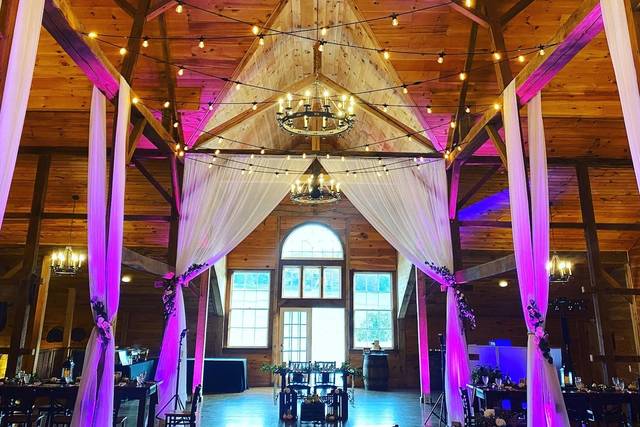 Uplighting & Drape!