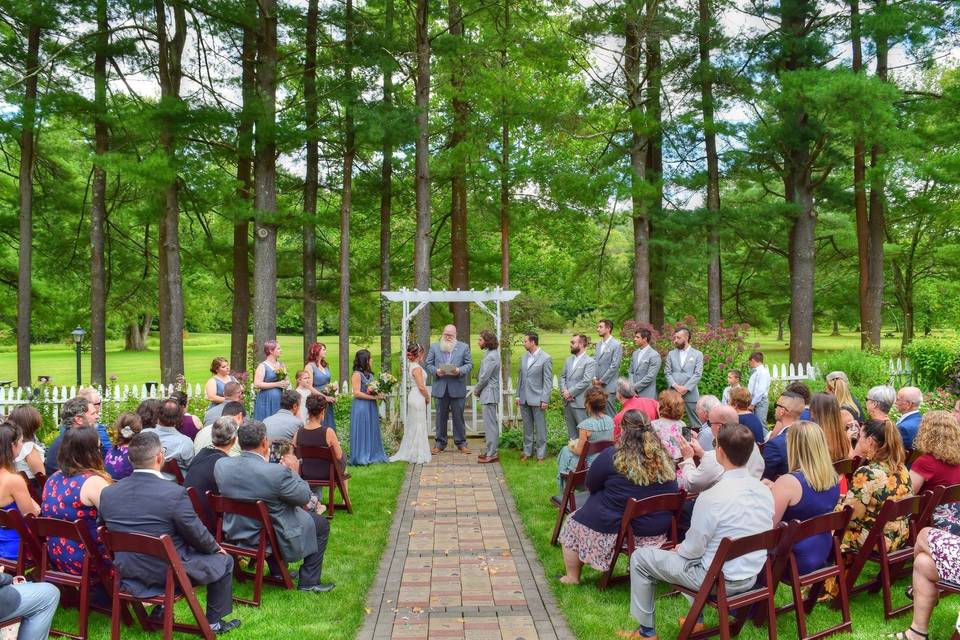 Gated Garden Ceremony