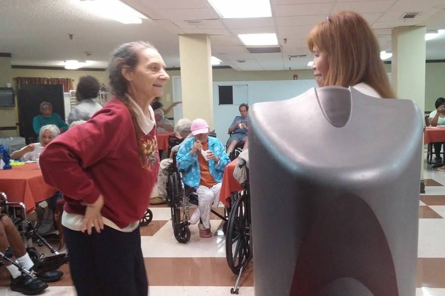 DJing for the nursing home in North Austin