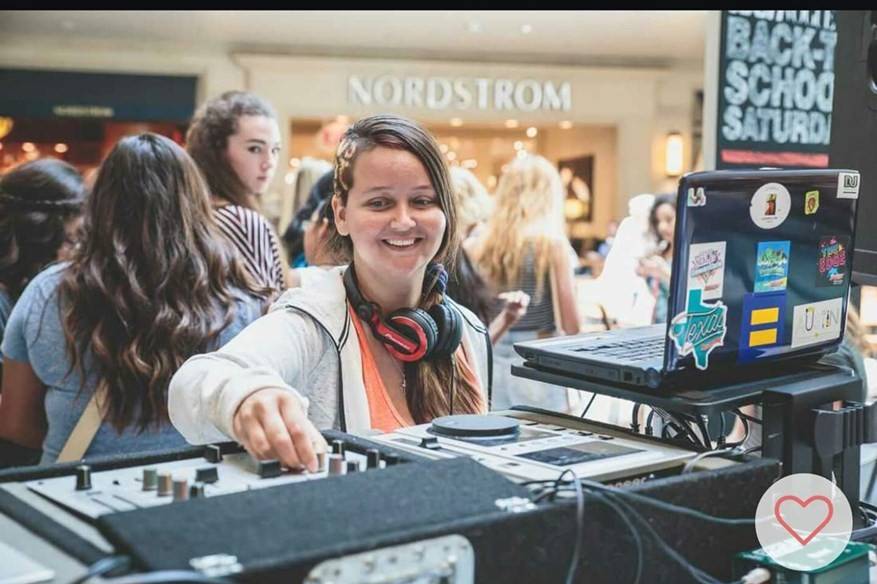 DJing for Barton Creek Mall in Austin, TX