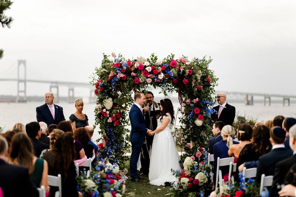 Wedding with a view