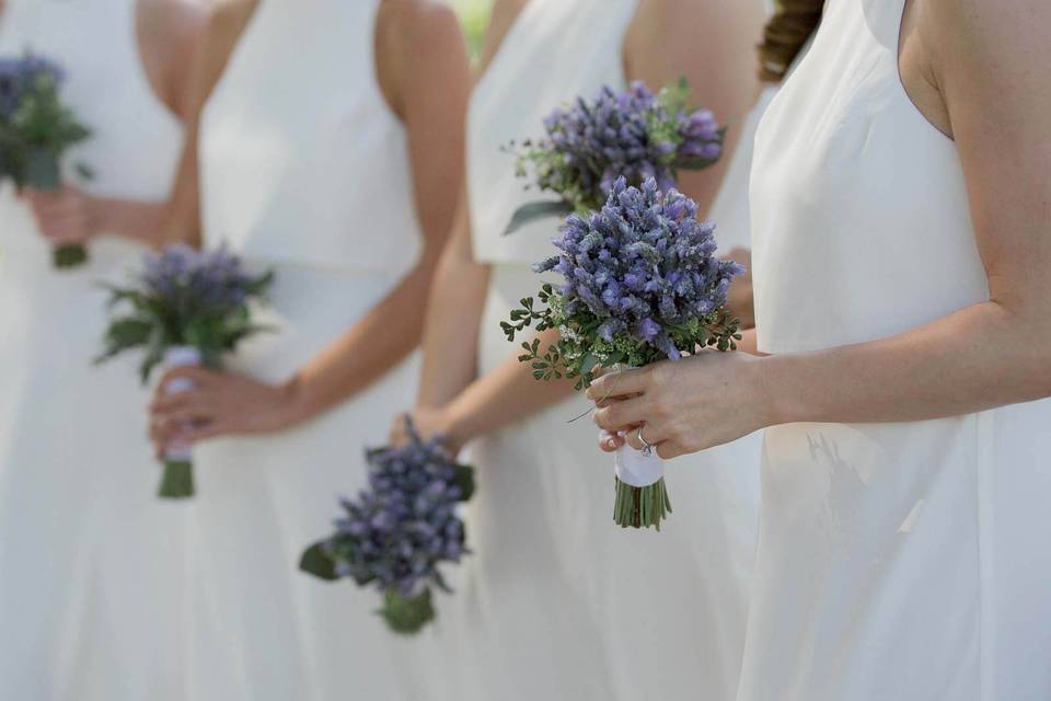 Lavender Bridesmaids Bouquets
