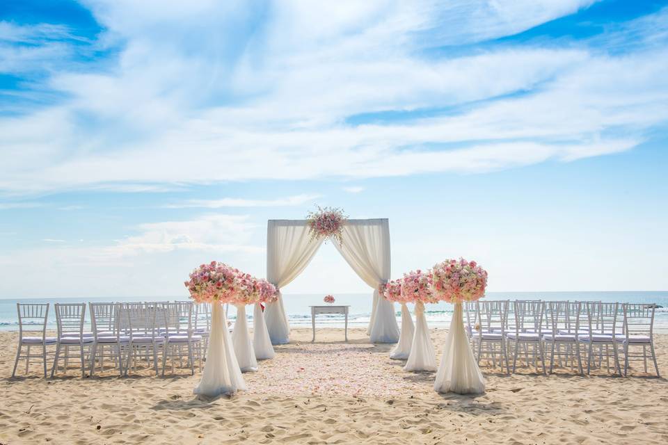 Ceremony on Seven Mile Beach