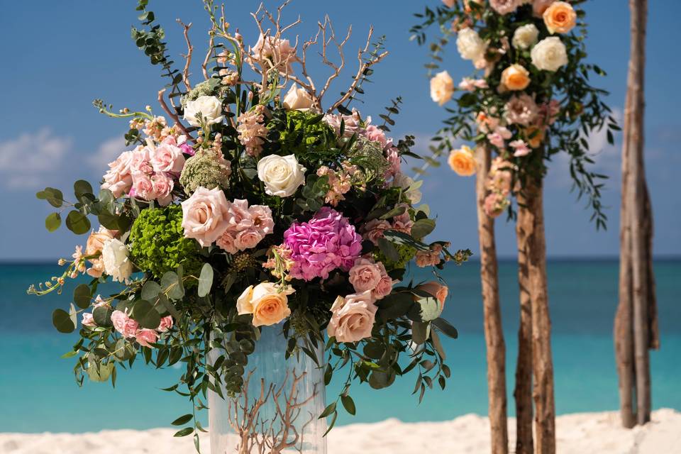 Beachfront Wedding Setup