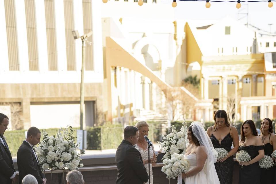 Ceremony on King Terrace