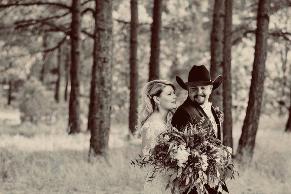 Bride and her Cowboy