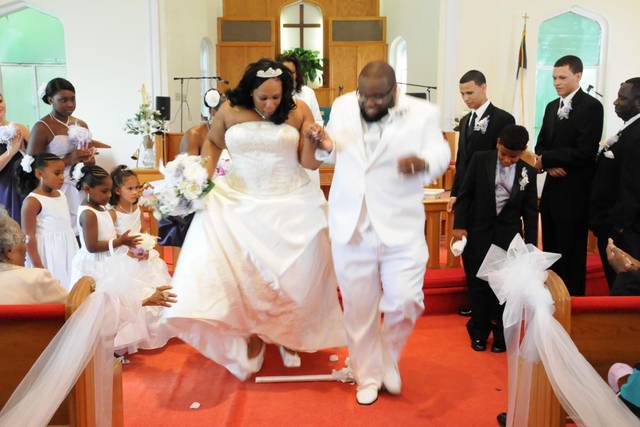 Newlywed couple