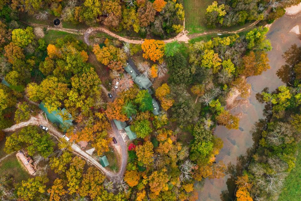 Fall Aerial view