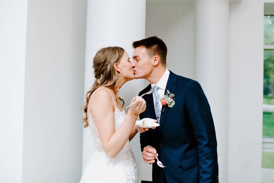 Couple kissing