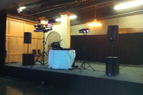 DJ setup