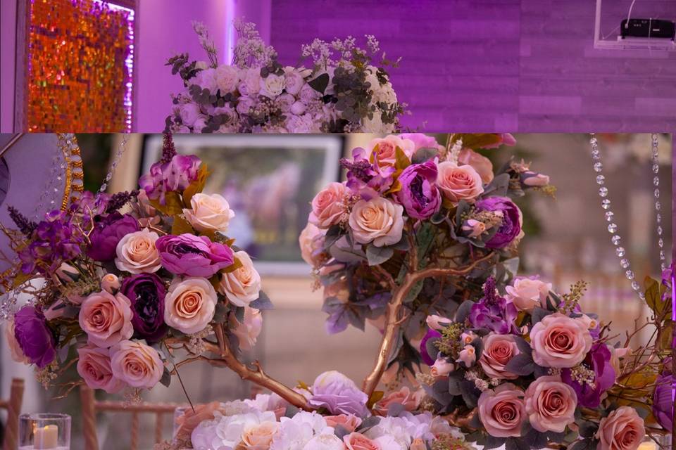 Stage , sweetheart head table