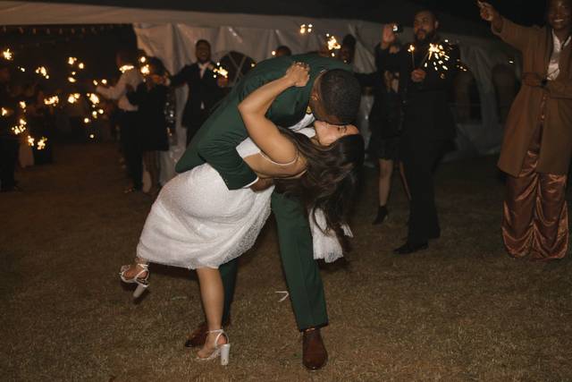End of the night kiss