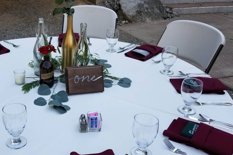 Simple centerpieces