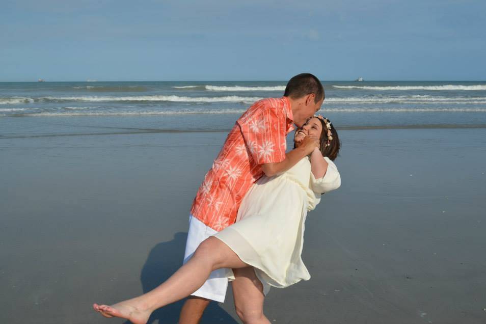 Dancing on the beach