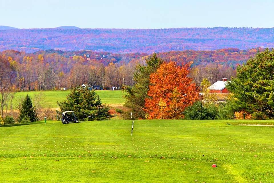 Autumn in the golf course