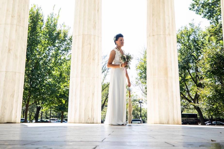 DC War Memorial Bride