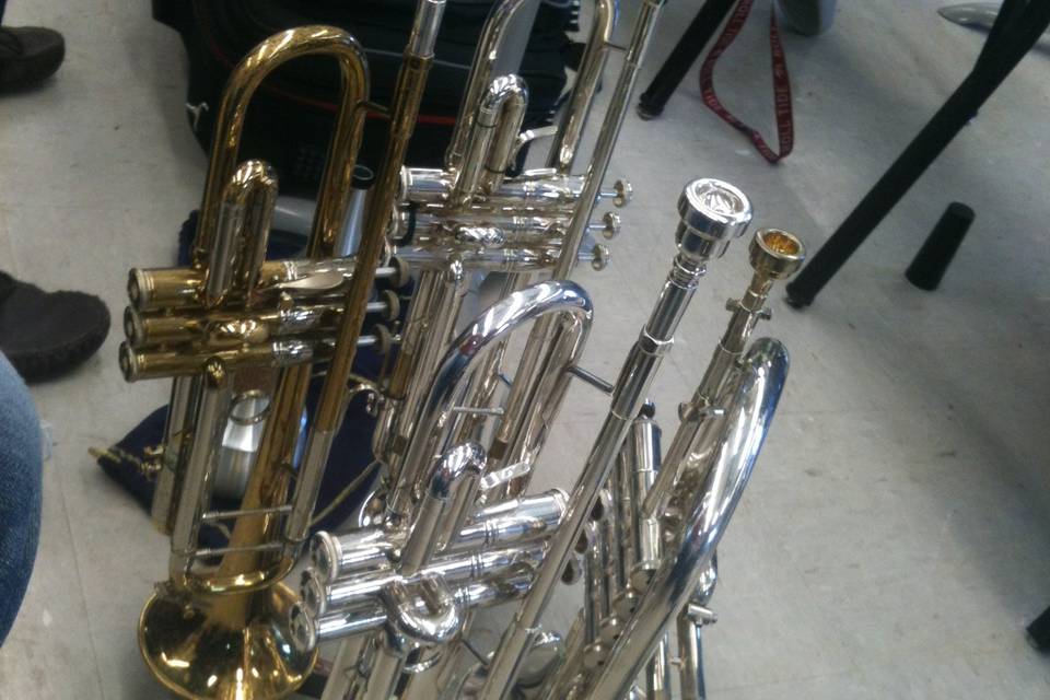 The trumpets
