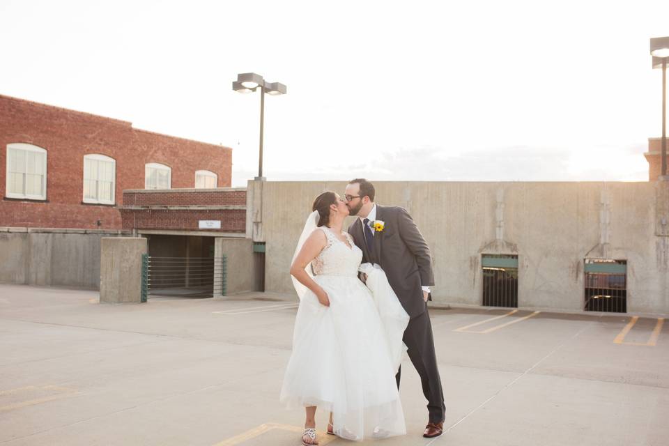 Downtown Wichita wedding