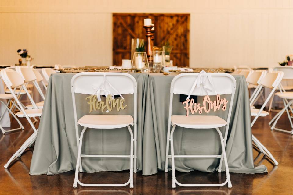 Sweetheart table