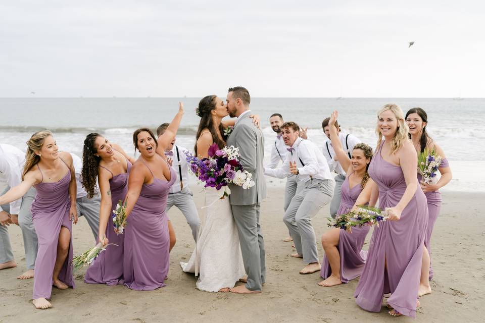 Santa Barbara beach wedding