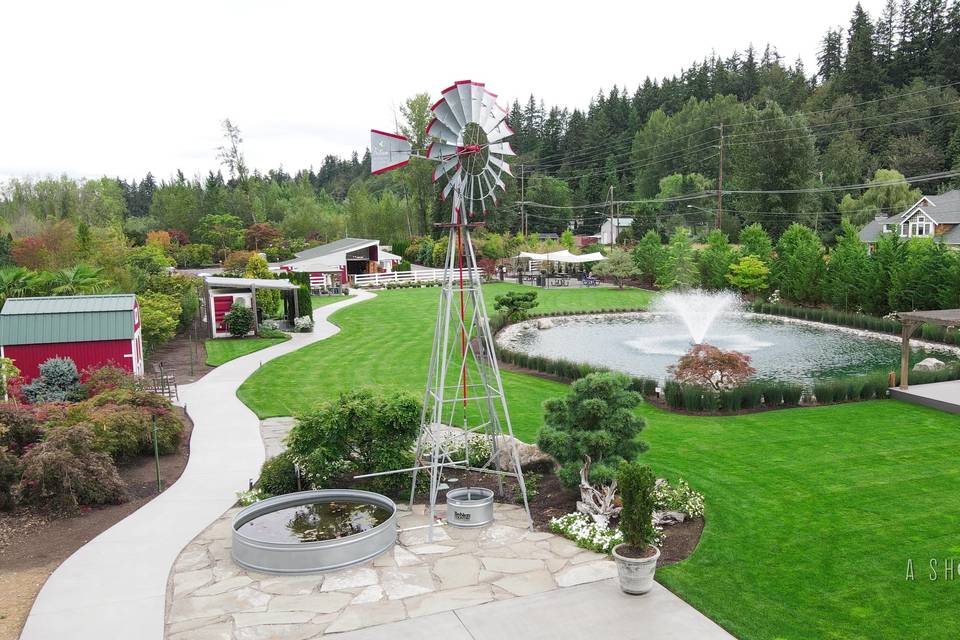 View from the Windmill Barn