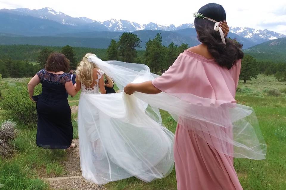 Rocky mountain bride