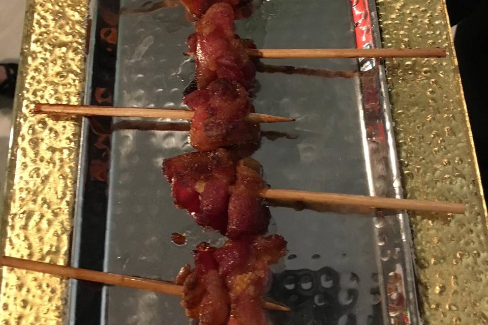 Candied Bacon Lollipopd