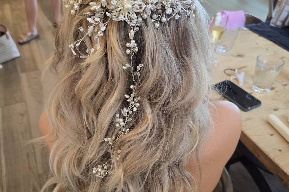 Bridal hair