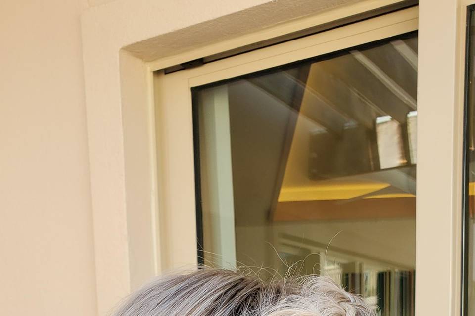 Bridesmaids hair updo