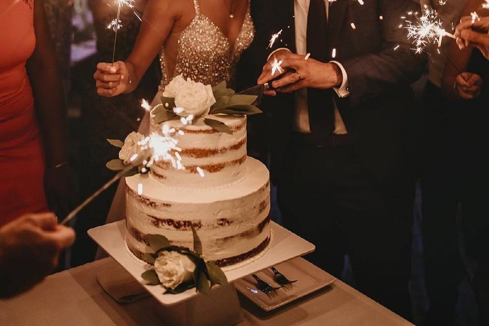 Seven mile beach wedding