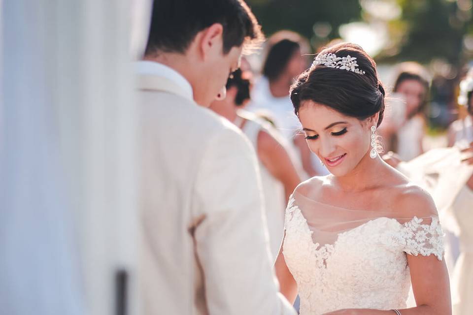 Beach wedding photoshoot