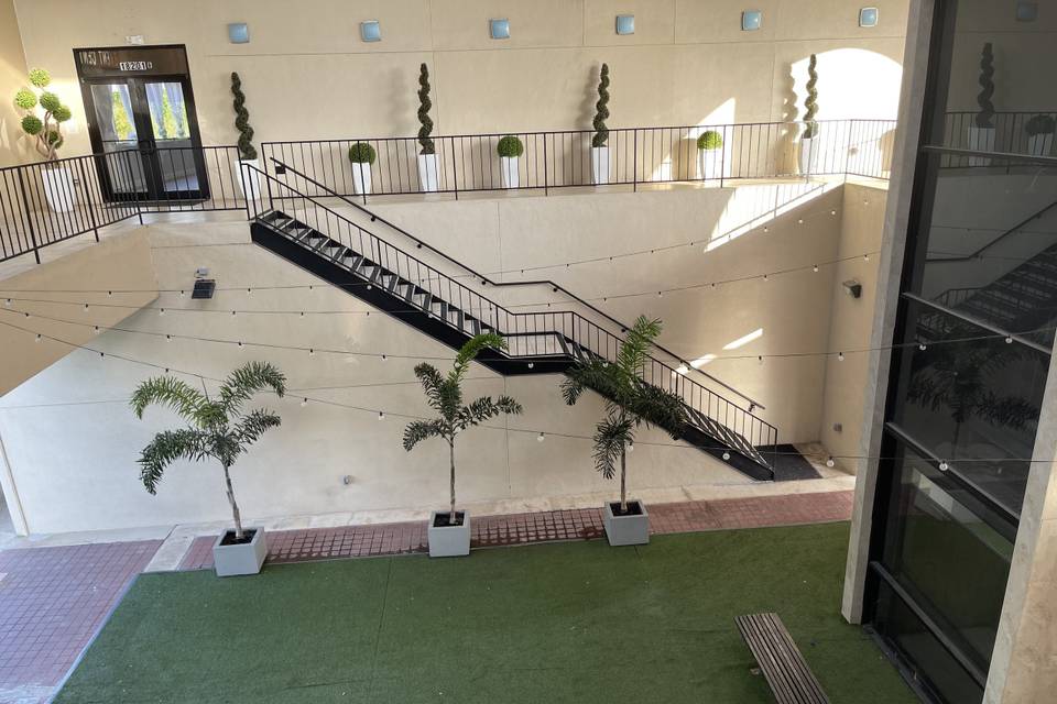 View of Patio Area/Stairway