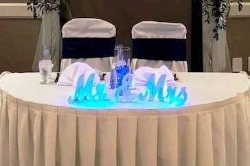 Sweetheart table