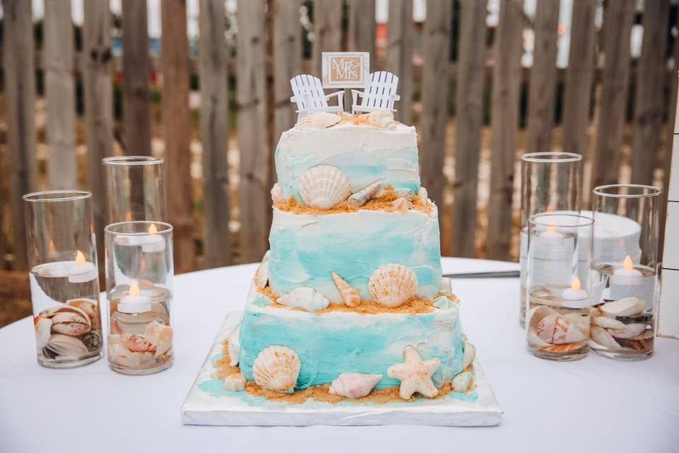 Beautiful coastal cake!