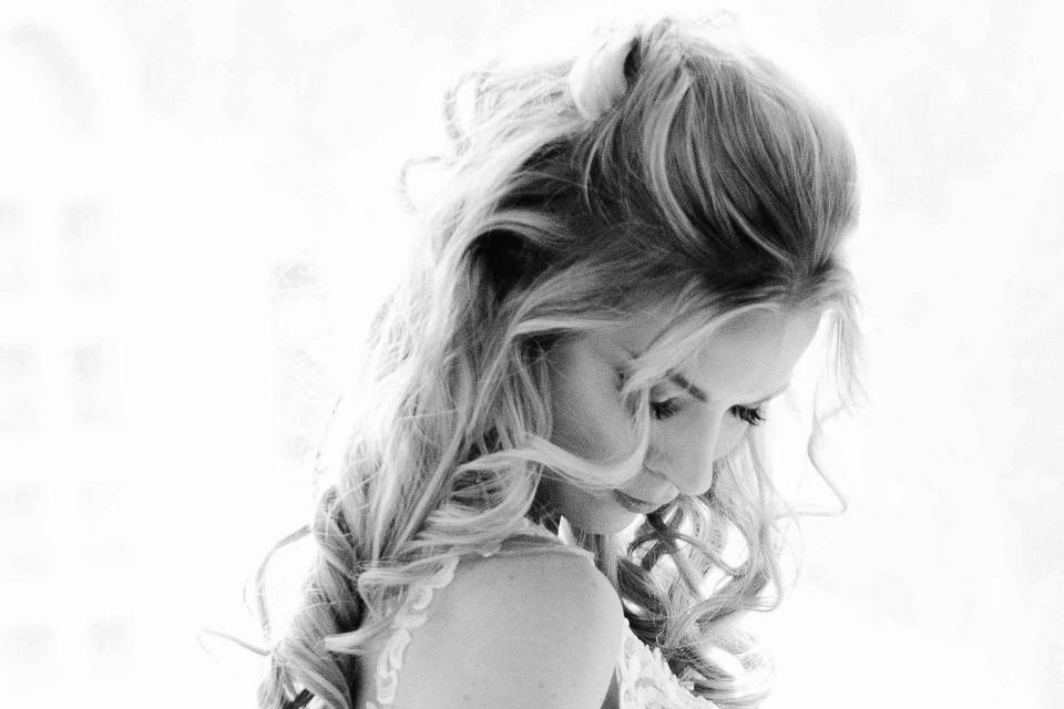 Bride in gown