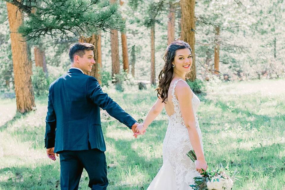 Bridal and groom portraits