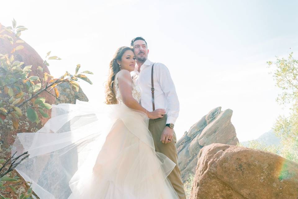 Bridal and groom portraits