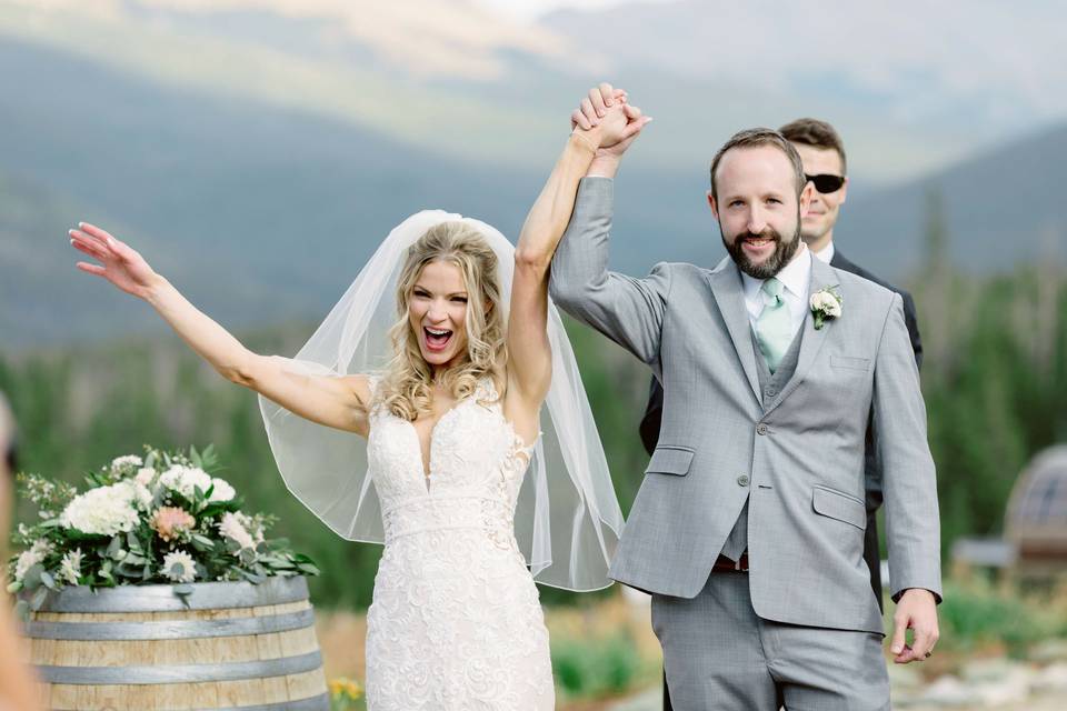 Bride and groom