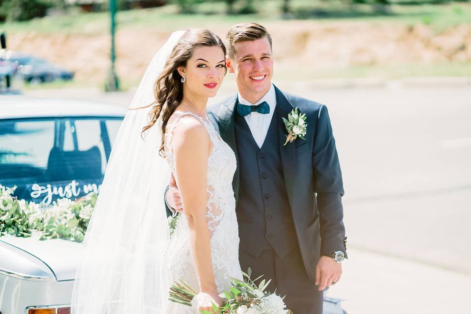 Bride and groom