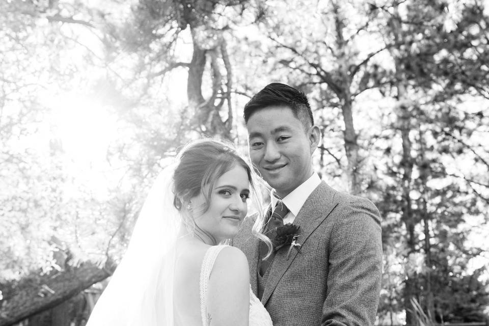 Bride and groom