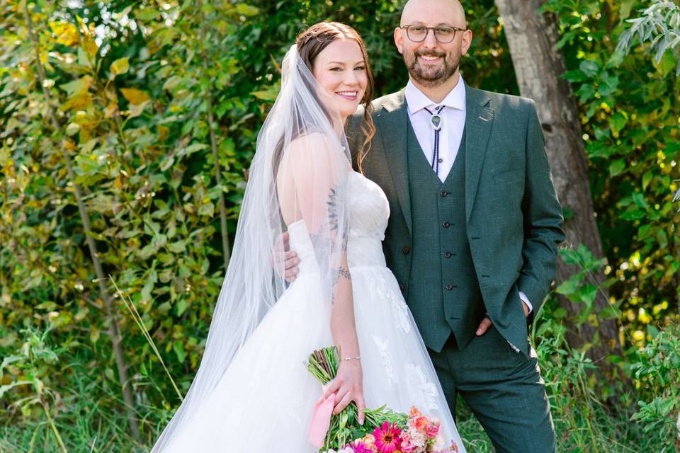 Bride and groom
